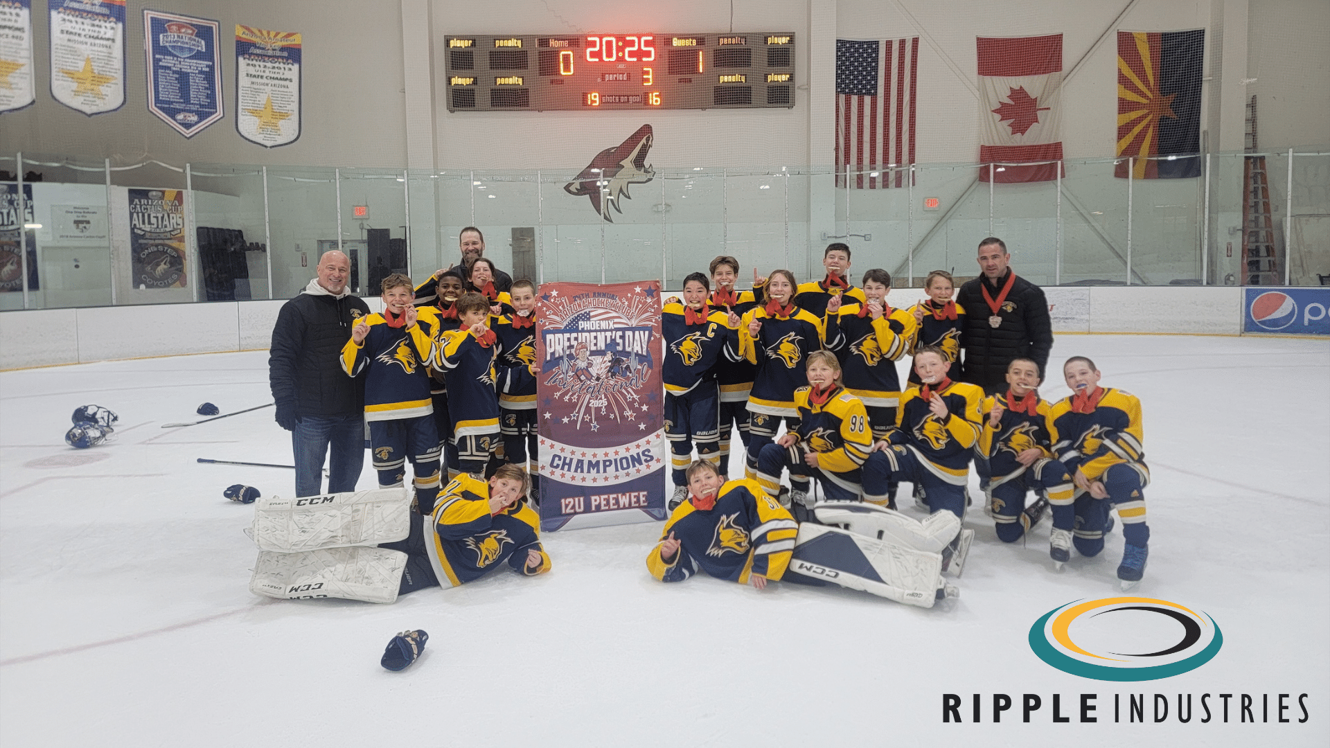Sponsoring AZ Hockey Team Champions